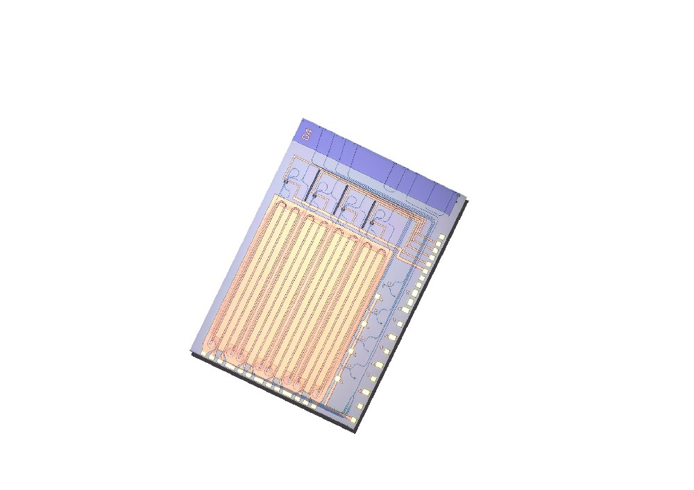 4*100G DR4硅光子芯片（400G-DR4）